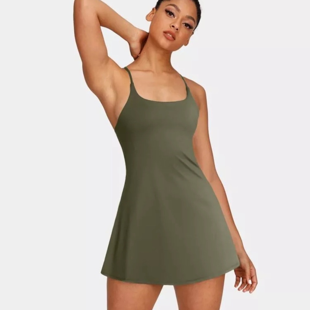 Halara Olive Green Dress